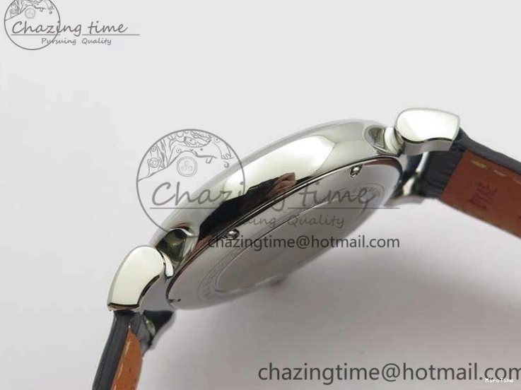 MIROTIME 0714 MoistureWicking Da Vinci IW356601 SS MKF 1:1 Best Edition Blue Dial On Black Leather Strap A 7233